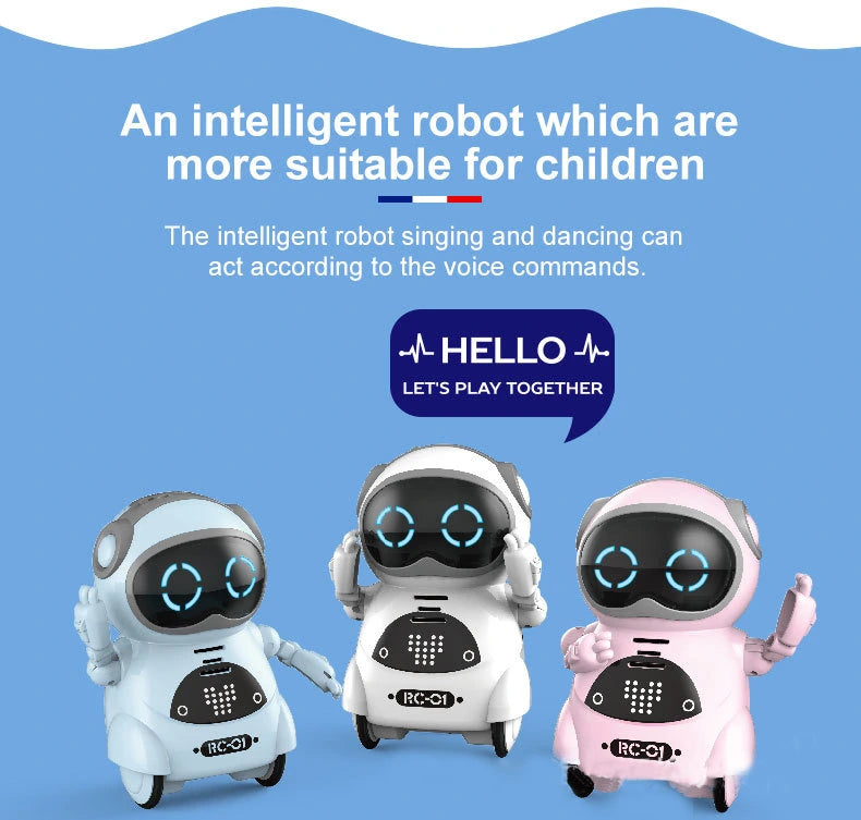 Mini Pocket AI Robot Toy